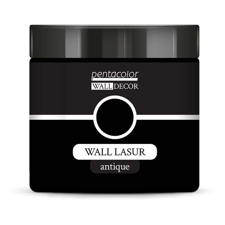 Wandlasur mit Antik-Effekt Wall Decor 500 ml | verschiedene Farbtöne - Schwarz