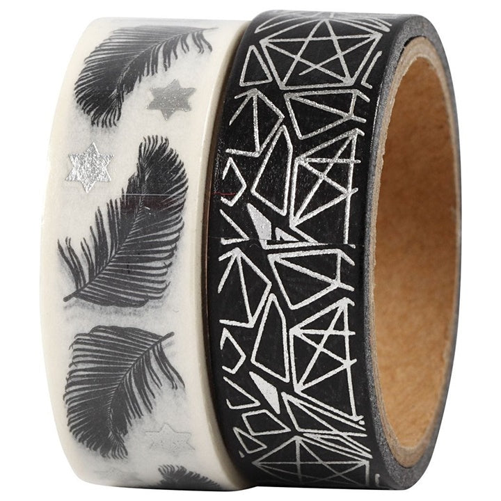 Washi Tape Set – 2 Rollen | verschiedene Motive | vzory