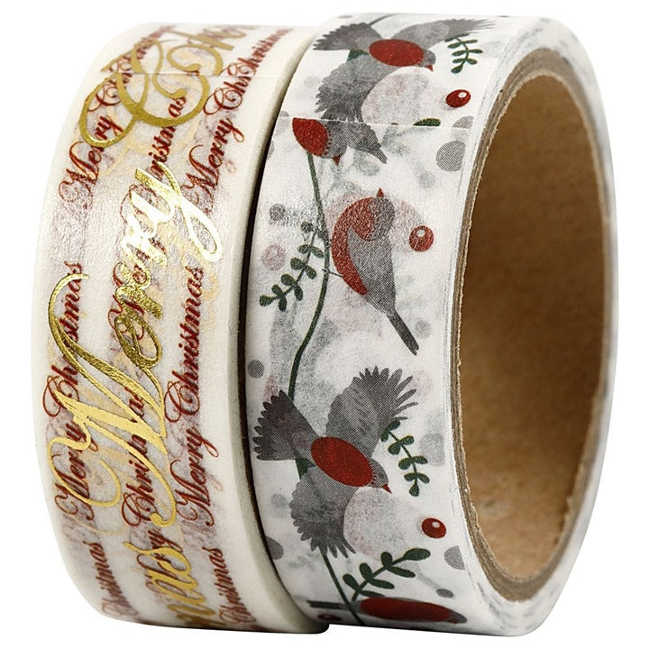 Washi Tape Set mit 2 Rollen in verschiedenen Designs für Scrapbooking | ARTMIE