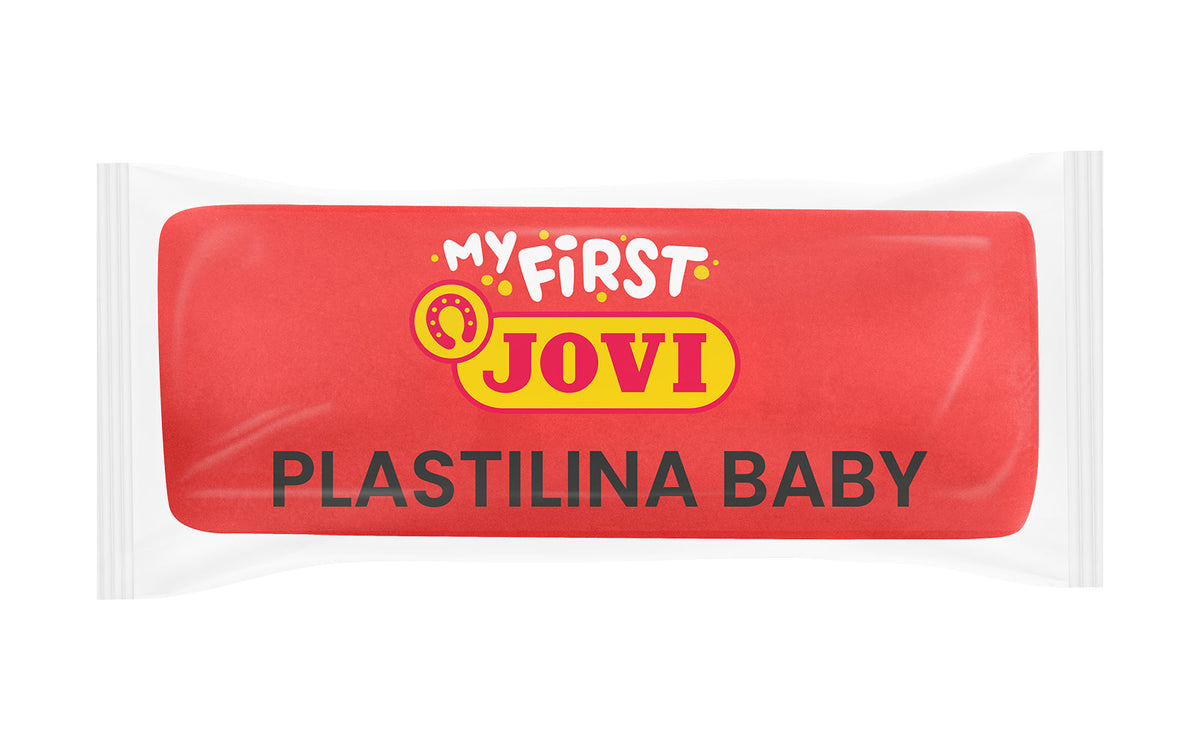 Weiche natürliche Knete JOVI My First 38 g - Rot
