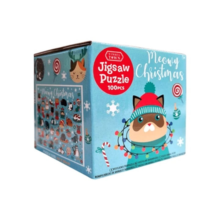 Weihnachtspuzzle für Kinder mit süßen Kätzchen-Motiven | ARTMIE