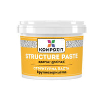 Weiße grobkörnige Strukturpaste von Kompozit für 3D-Effekte | ARTMIE