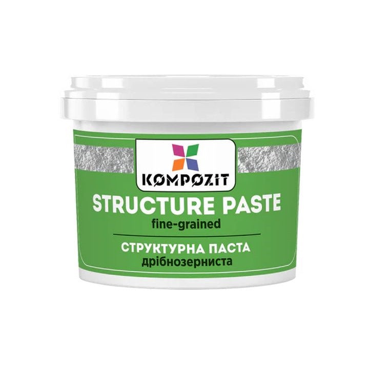 Weiße, feinkörnige Strukturpaste von Kompozit für 3D-Effekte | ARTMIE