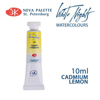 White Nights Aquarellfarbe 10 ml | verschiedene Farbtöne - Kadmiumzitron