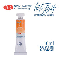 White Nights Aquarellfarbe 10 ml | verschiedene Farbtöne - Kadmiumorange