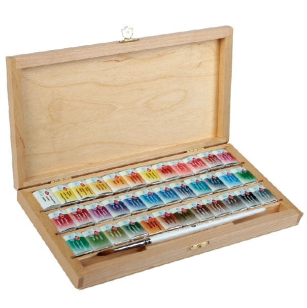 White Nights Aquarellfarben im Holzkasten | verschiedene Sets — Bild 2