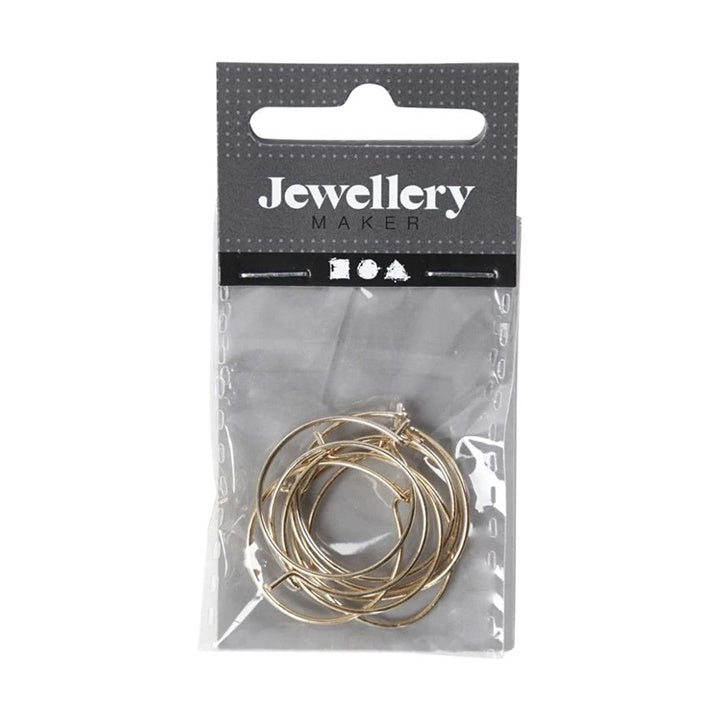 Ohrring-Rohlinge Ring 20 mm 8 Stk. | verschiedene Farben — Bild 2