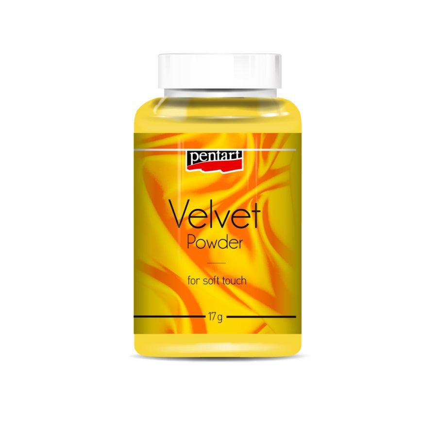 Samt-Pulver | verschiedene Farben | Zitronengelb 17 g
