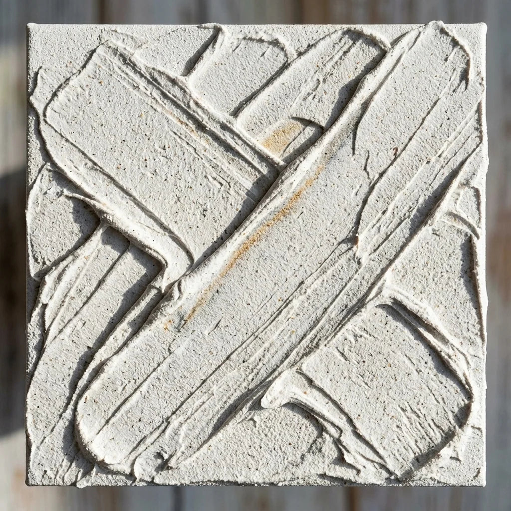 Sandtexturen mit ARTMIE 3D Strukturpaste — feinkörnige Malspachtel-Striche