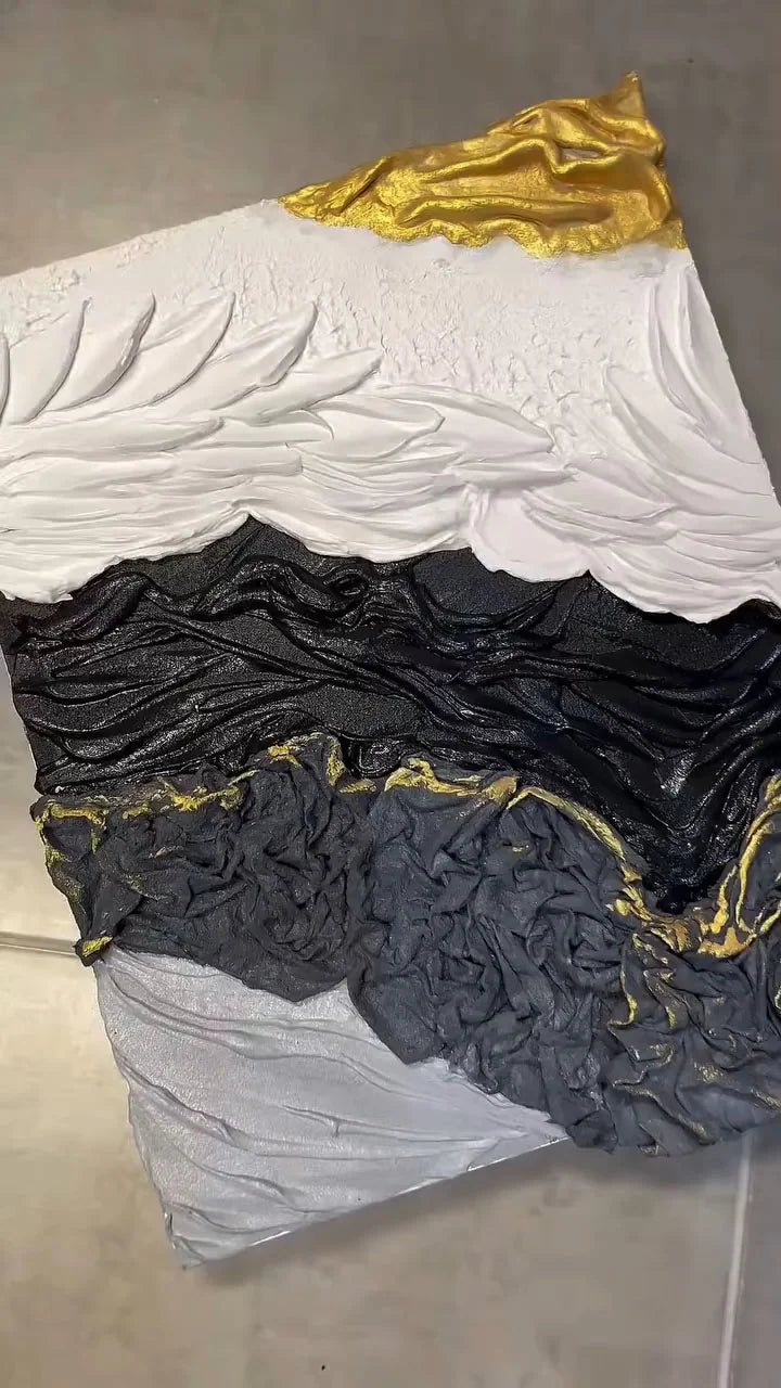 Kombinieren der Midnight 3D Strukturpaste mit anderen Pasten und Materialien