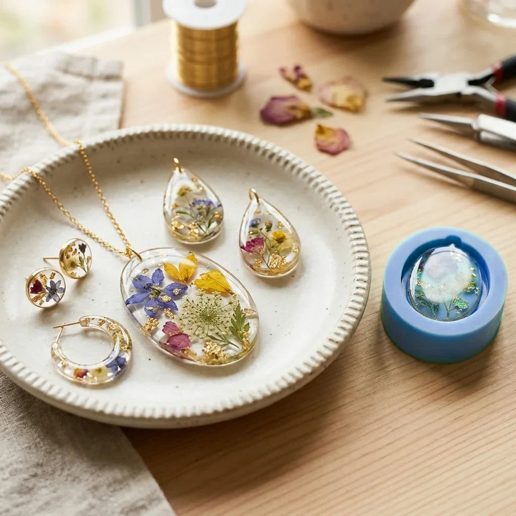 Harzschmuck, gegossen aus einer Mold Mate Silikonform