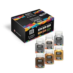 ACRYL PRO Metallic-Acrylfarben-Set