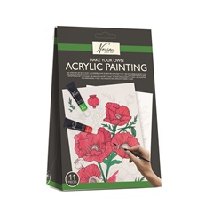 Acrylmalerei Set - Blumen