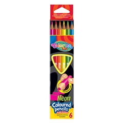 Colorino Neon-Farben - 6er-Pack