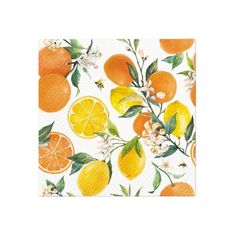 Decoupage-Servietten - Citrus with bees  - 1Stück