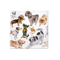 Decoupage-Servietten - Dogs Happiness  - 1Stück