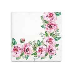 Decoupage-Servietten - Floral Border  - 1Stück