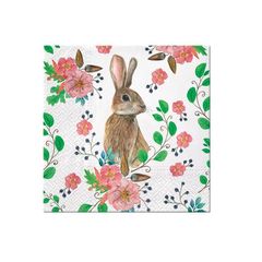 Decoupage-Servietten - Rabbit Berries  - 1Stück