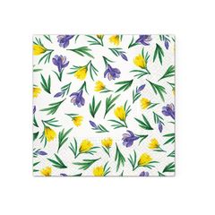 Decoupage-Servietten - Spring Crocuses  - 1Stück