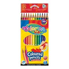 Dreieckige Buntstifte für Kinder Colorino 12 Stück