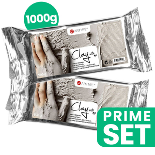 ARTMIE Clay with me Modelliermasse Set 2x500g