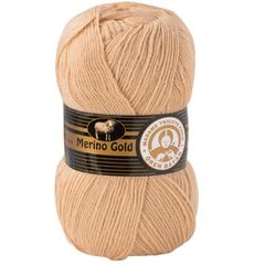 Merino-Gold-Strickgarn