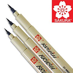 PIGMA Pinselstift von Sakura | verschiedene Farben