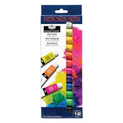 Royal & Langnickel Neon-Acryl-Farben 12 x 12 ml